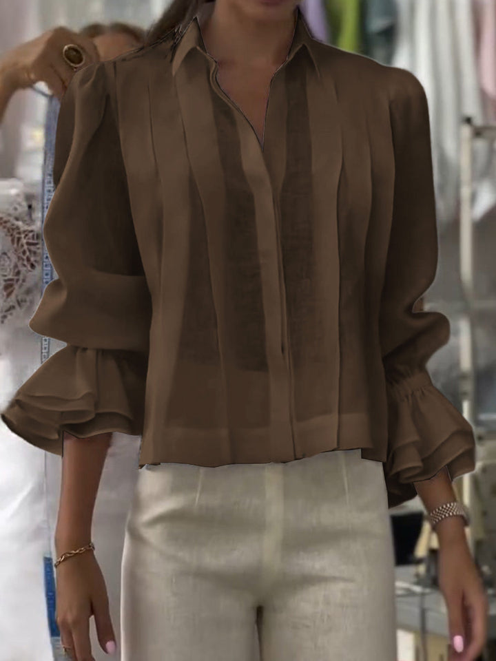 The Vienna Ruffle Blouse