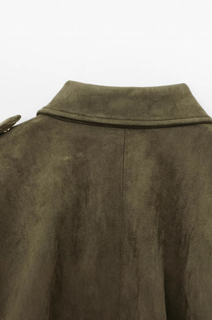 Sofia Suede Jacket | Green