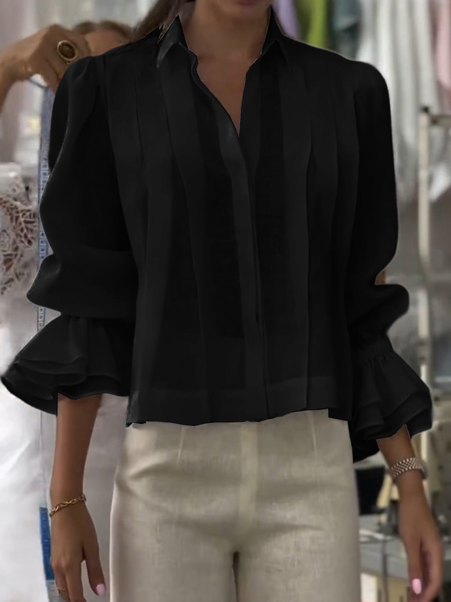The Vienna Ruffle Blouse