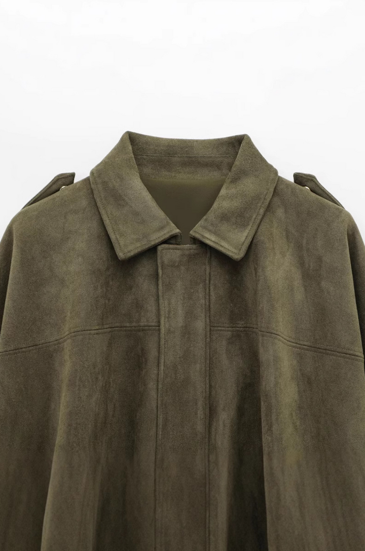 Sofia Suede Jacket | Green