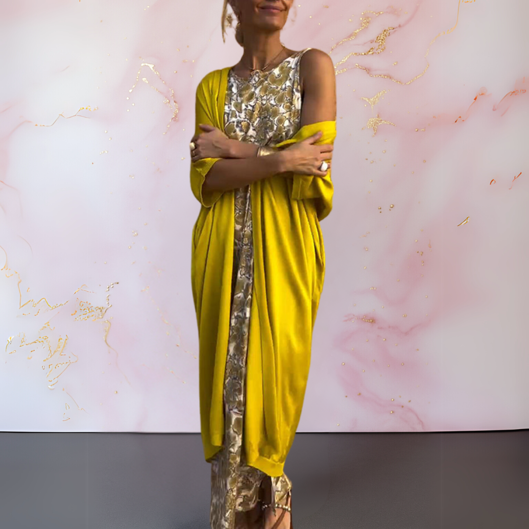 Ella | Elegant dress with vest