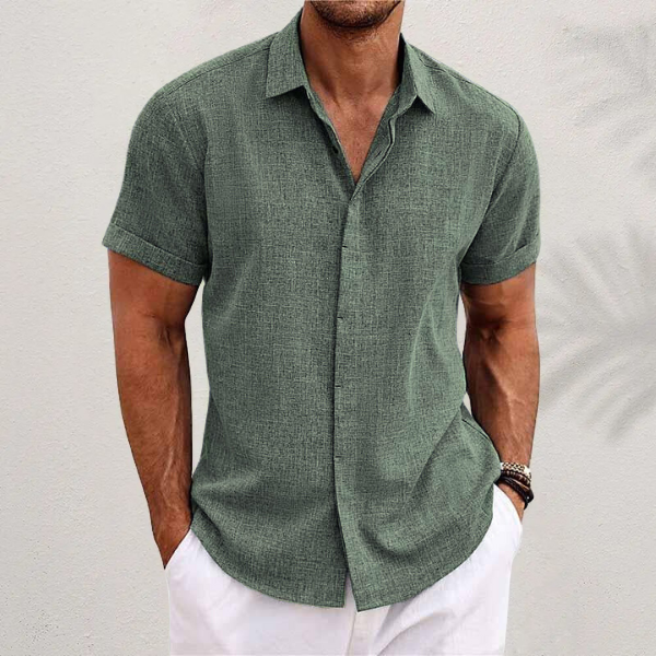 Aleandro| Premium Linen Shirt – Timeless Comfort
