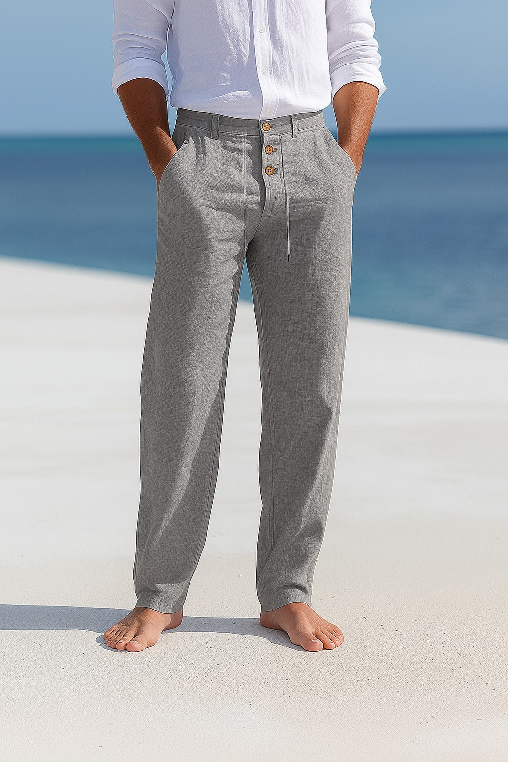 Edward | Premium Linen Trousers