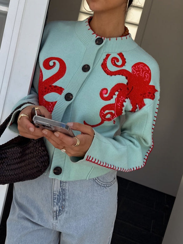 The Amelia Cardigan – Ocean Edition