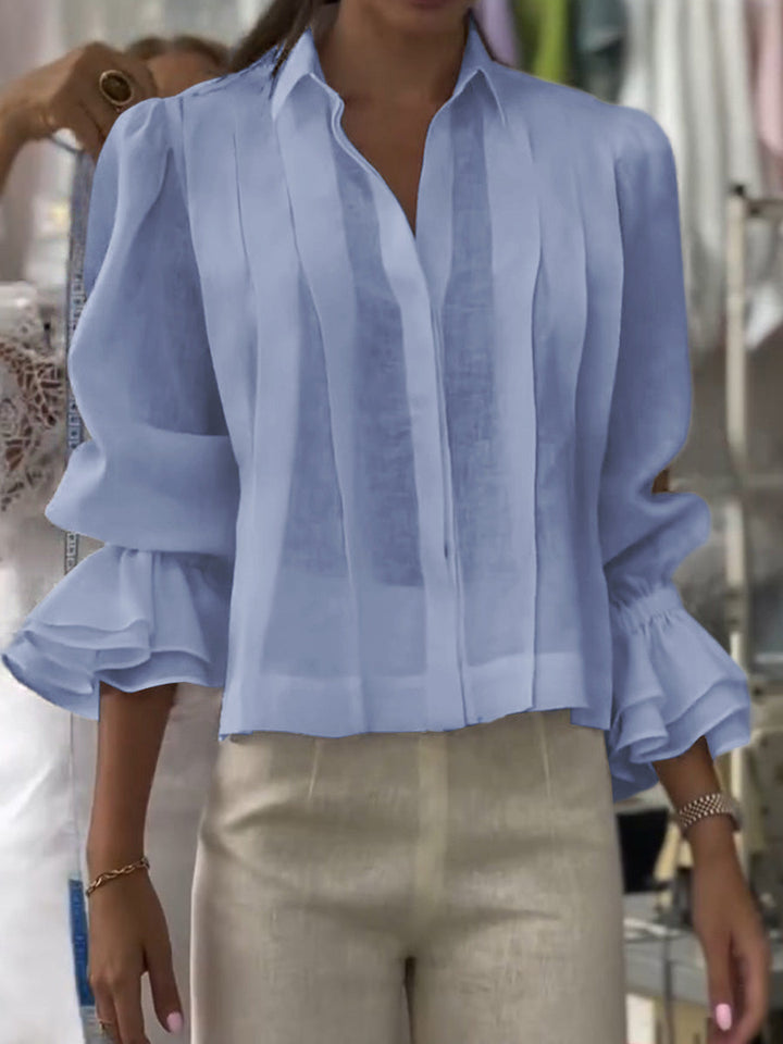 The Vienna Ruffle Blouse