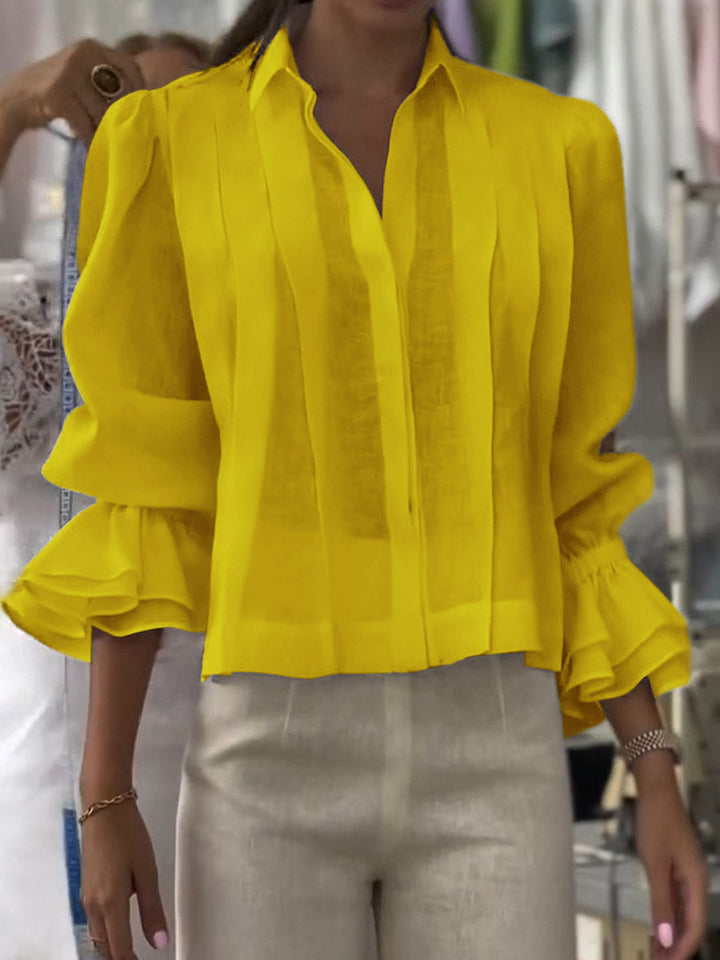 The Vienna Ruffle Blouse