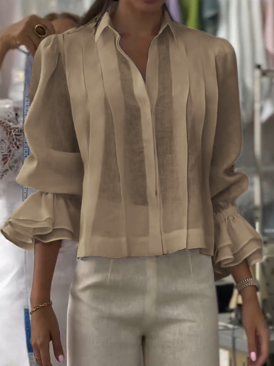 The Vienna Ruffle Blouse