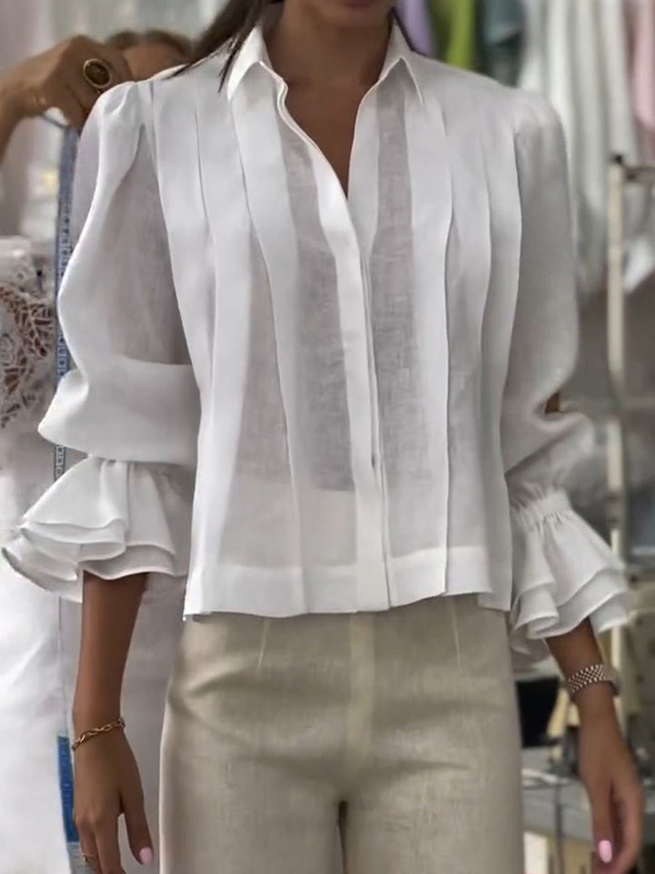 The Vienna Ruffle Blouse