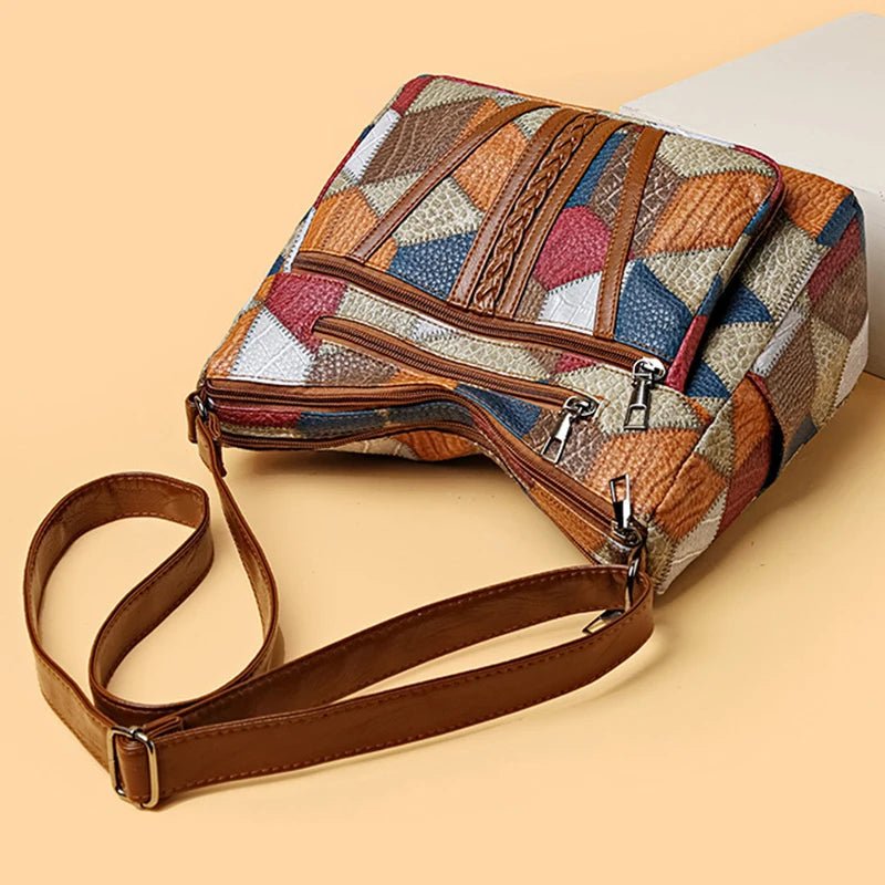 Savannah Mosaic Leather Bag