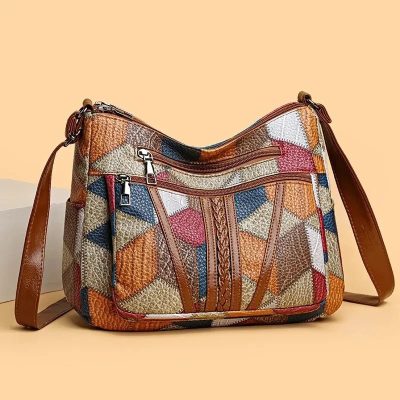 Savannah Mosaic Leather Bag