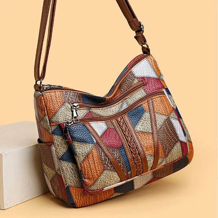 Savannah Mosaic Leather Bag